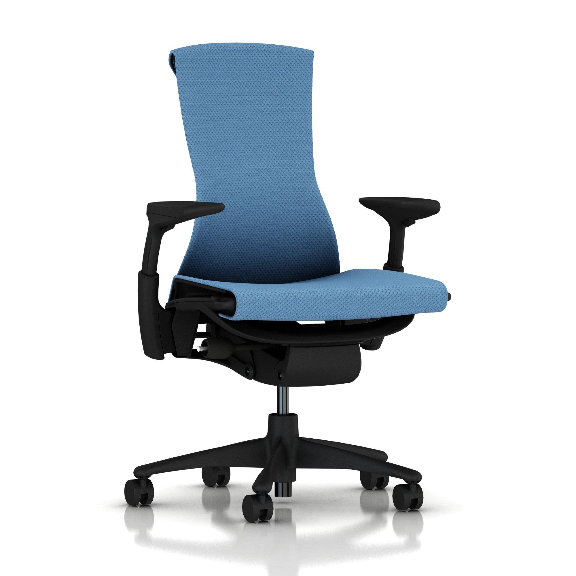 Embody Chair Blue Moon Balance with Graphite Frame by Herman Miller
