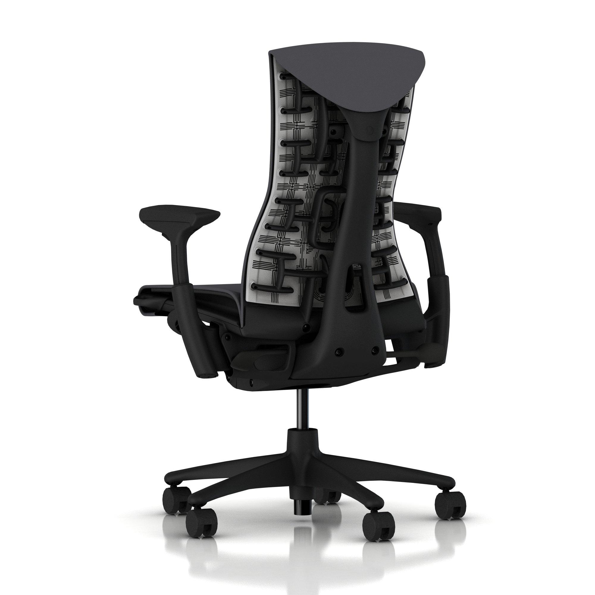 Herman Miller Embody Chair Charcoal Rhythm with Graphite Frame