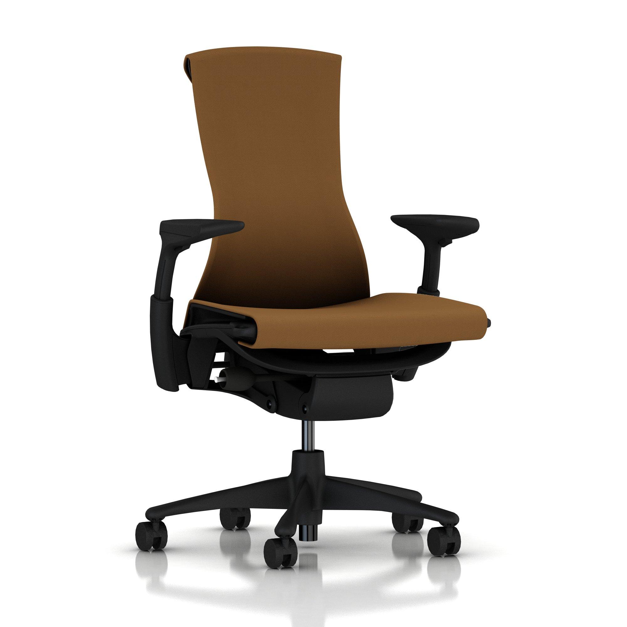 Embody Chair Molasses Rhythm with Graphite Frame by Herman Miller