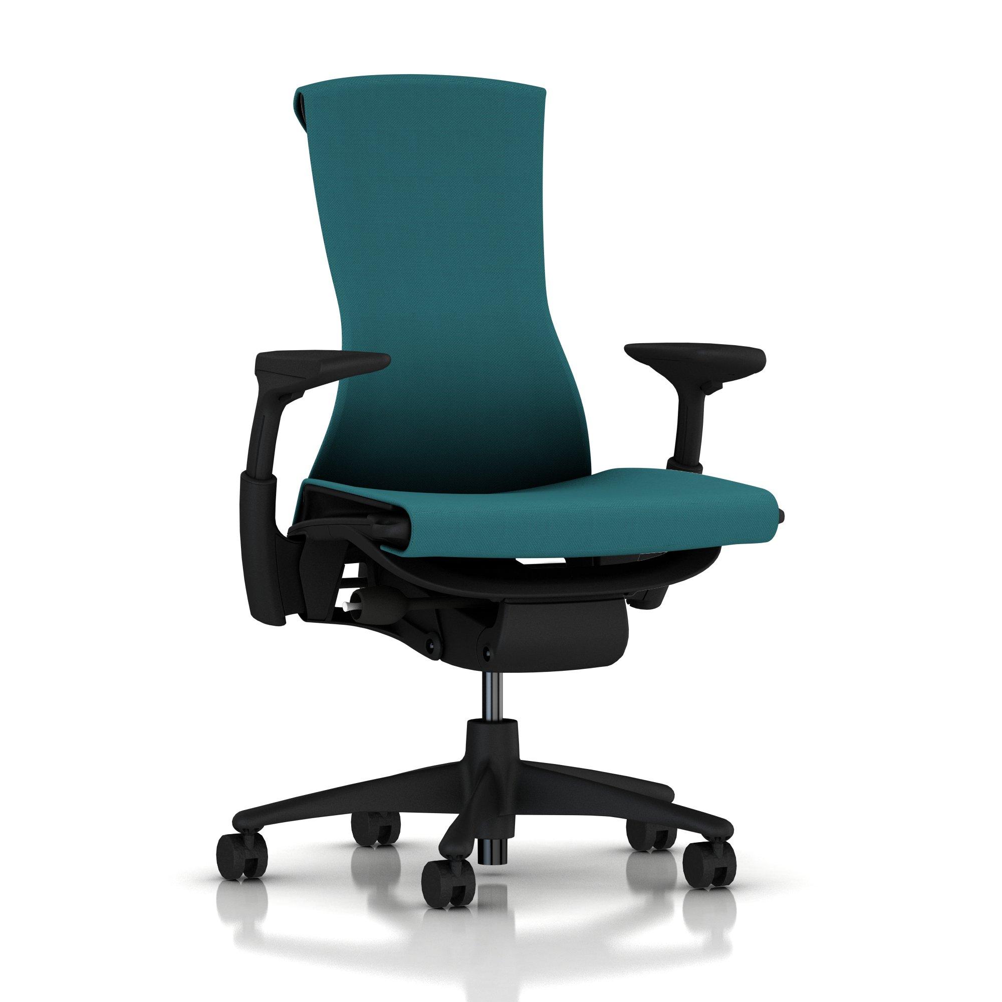 Embody Chair Peacock Rhythm with Graphite Frame