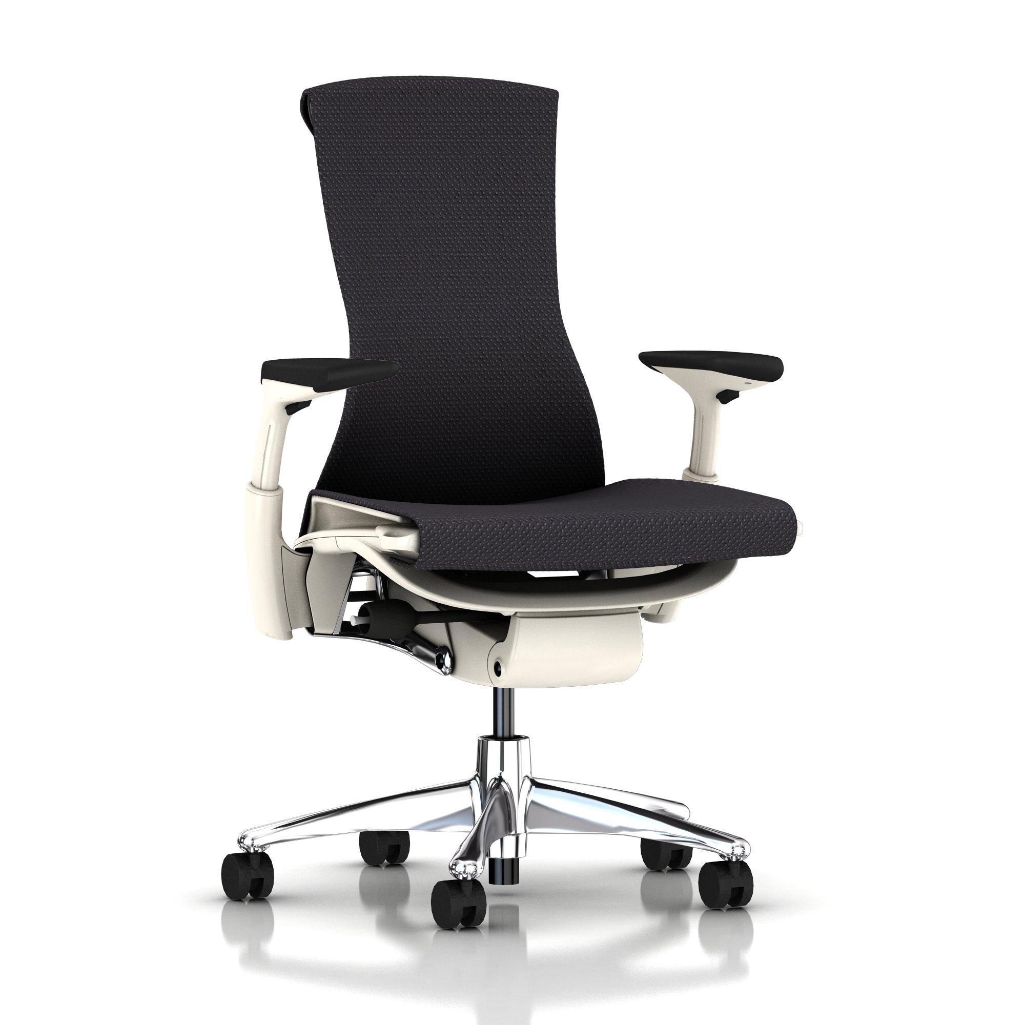 Embody Chair Carbon Balance Aluminum with White Frame