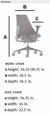 Sayl Chair Dimensions by Herman Miller