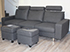 Stressless E200 3 Seat Sofa in the Paloma Black Leather