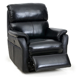 Barcalounger Cross II Recliner Chair Black Leather