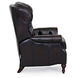 Barcalounger Kendall II Recliner Stetson Coffee Leather Chair 