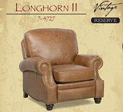 Barcalounger Recliner Longhorn II Leather Recliner Chair