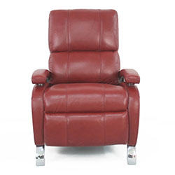 Barcalounger Oracle II Red Leather Recliner Chair 