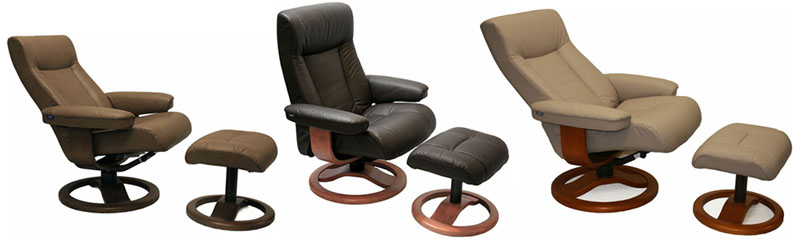 Fjords ScanSit 110 Recliner Chair and Ottoman 