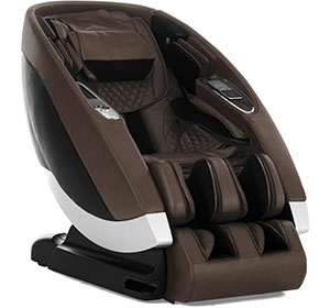 Human Touch Espresso Dark Brown Super Novo Zero Gravity 3D and 4D Massage Chair Recliner