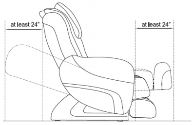 Clearance for Osaki OS-3000 Chiro Massage Chair Recliner