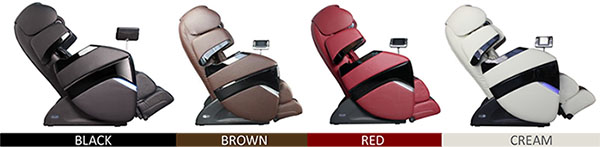 Osaki OS-3D Pro Cyber Zero Gravity Massage Chair Recliner Colors