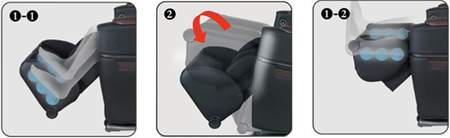 Osaki OS Pro Intelligent Massage Chair Recliner Footrest