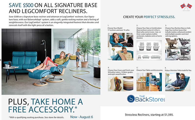 Stressless $500 Off and Free Accessory Sale