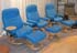 Stressless Ambassador Large Recliner and Ottoman - Paloma Sky Blue Leather by Ekornes
