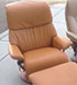 Stressless Dream Leather Recliner and Ottoman