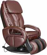 Cozzia 16019 Feel Good Shiatsu Massage Chair Recliner Brown