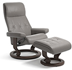 Stressless Sky Recliner Chair and Ottoman