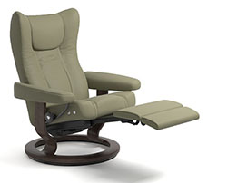 StresslessWing Power LegComfort Classic Recliner Chair
