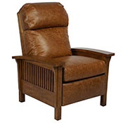 Barcalounger Mission Leather Recliner Chair