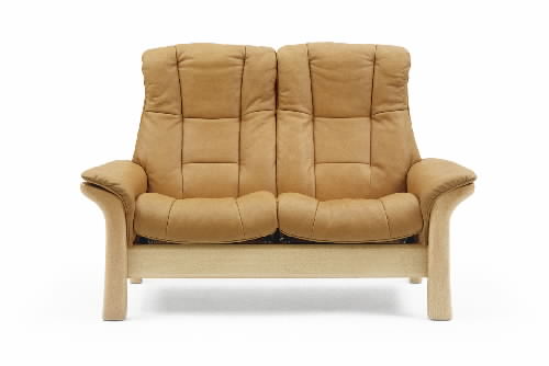 Stressless Paloma Tan 09423 Leather Color Sofa from Ekornes