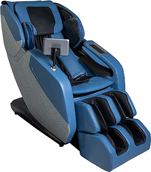 Human Touch WholeBody Rove Massage Chair Zero Gravity Recliner in Sky Blue
