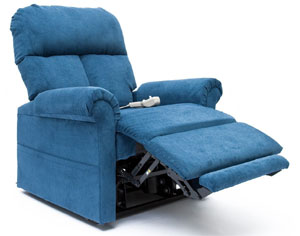 Blue Mega Motion LC-200 Electric Power Recline Easy Comfort Lift Chair Recliner