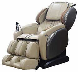 Cream Osaki OS-4000CS L-Track Zero Gravity Massage Chair Recliner