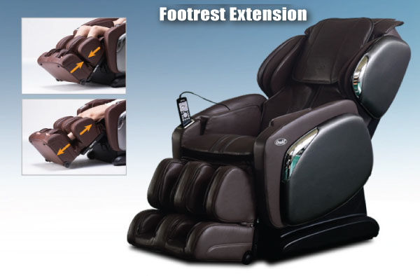 Osaki OS-4000LS L-Track Zero Gravity Massage Chair Recliner Footrest Extension