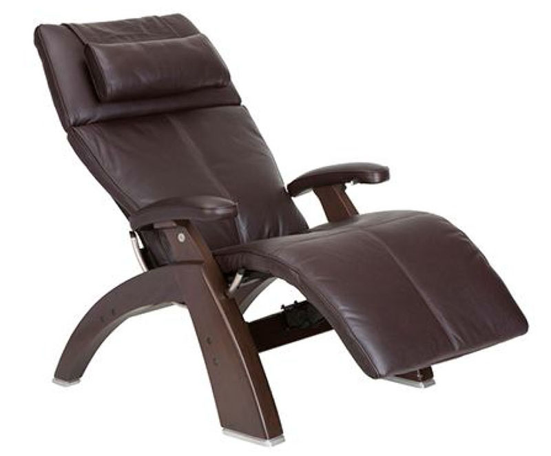 Espresso Premium Leather Dark Walnut, Espresso Leather Reclining Chair
