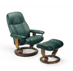 Stressless Consul Recliner Chairs and Ottoman