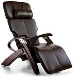 Espresso Electric Power Recline 551 Vinyl Zero Gravity Recliner Chair with Massage